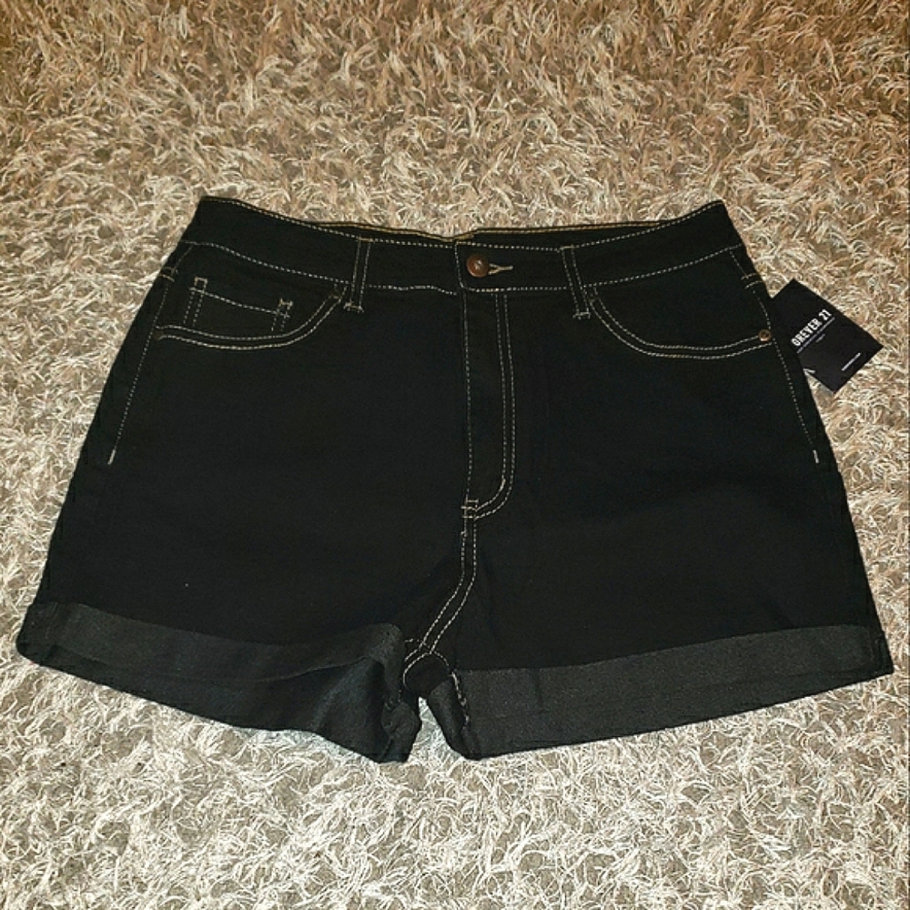 Forever 21 Dark Blue Shorts, Size 28